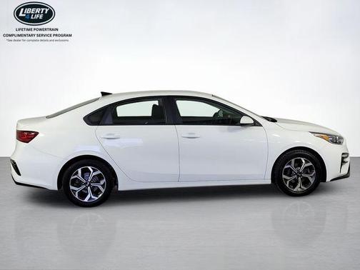 Clear White 2020 Kia Forte LXS