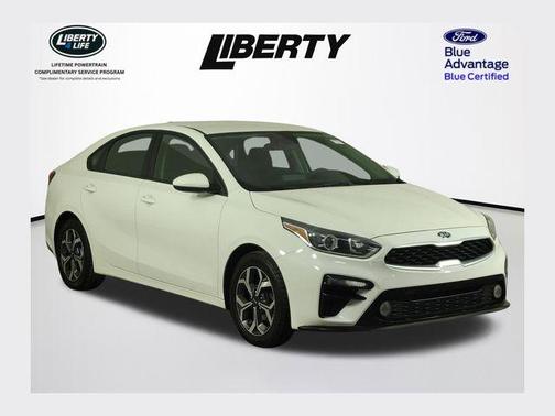Clear White 2020 Kia Forte LXS