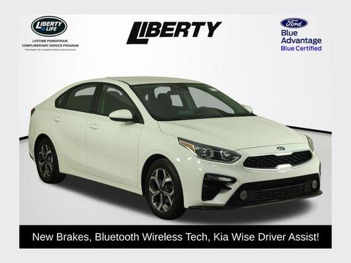 Clear White 2020 Kia Forte LXS