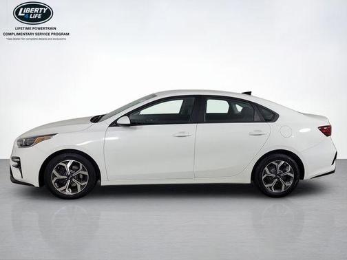 Clear White 2020 Kia Forte LXS