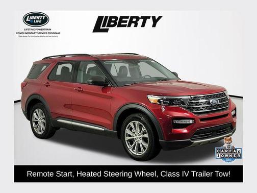 Rapid Red Metallic Tinted Clearcoat 2023 Ford Explorer XLT
