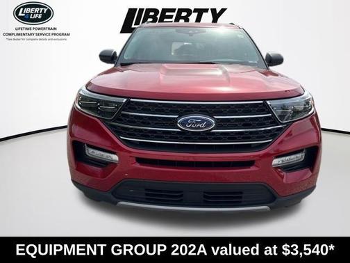 Rapid Red Metallic Tinted Clearcoat 2023 Ford Explorer XLT