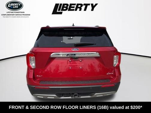 Rapid Red Metallic Tinted Clearcoat 2023 Ford Explorer XLT