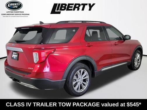 Rapid Red Metallic Tinted Clearcoat 2023 Ford Explorer XLT
