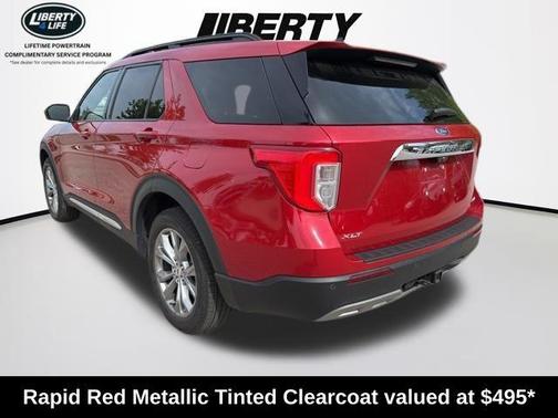 Rapid Red Metallic Tinted Clearcoat 2023 Ford Explorer XLT