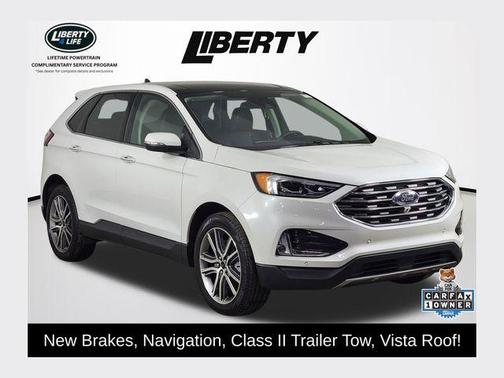 Star White 2024 Ford Edge Titanium