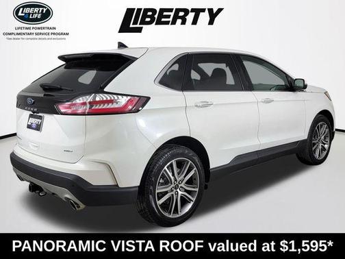 Star White 2024 Ford Edge Titanium