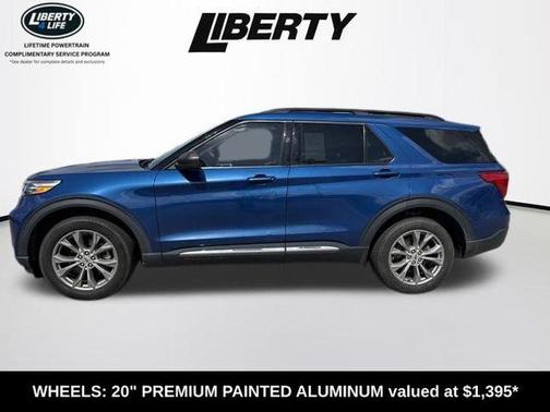 Atlas Blue Metallic 2022 Ford Explorer XLT