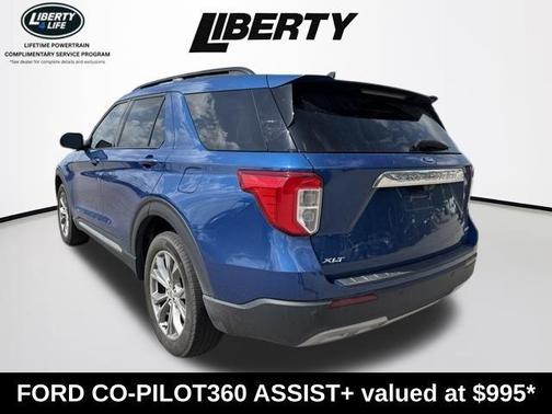 Atlas Blue Metallic 2022 Ford Explorer XLT