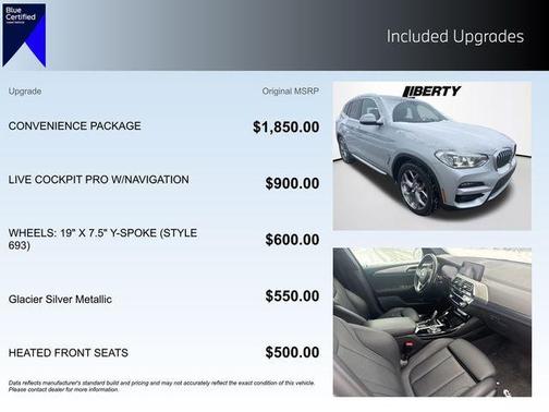 2021 BMW X3 xDrive30i