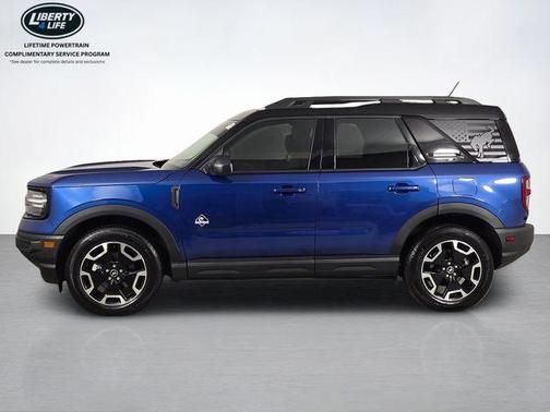 Atlas Blue Metallic 2024 Ford Bronco Sport Outer Banks