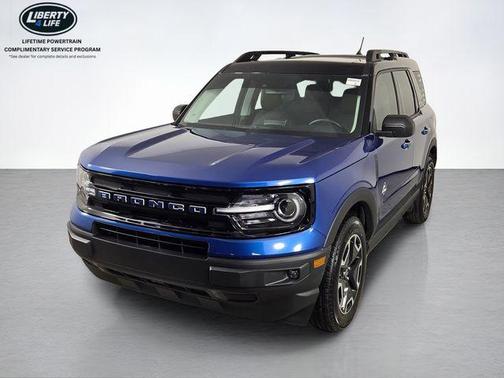 Atlas Blue Metallic 2024 Ford Bronco Sport Outer Banks