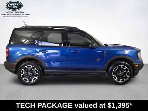 Atlas Blue Metallic 2024 Ford Bronco Sport Outer Banks