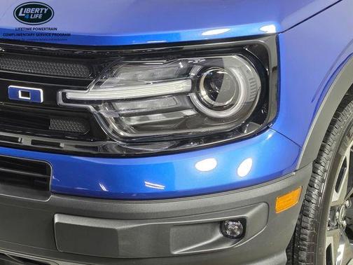 Atlas Blue Metallic 2024 Ford Bronco Sport Outer Banks
