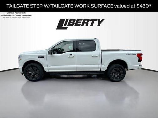 Oxford White 2025 Ford F-150 Lightning Flash