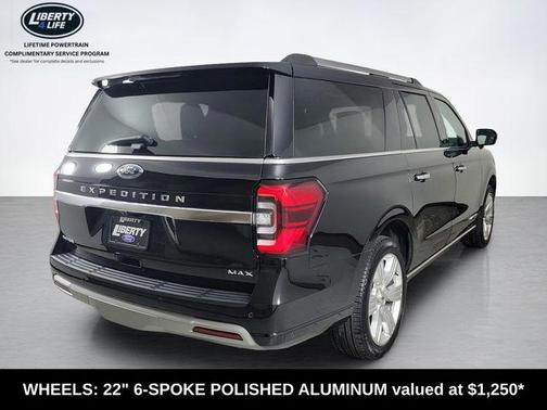 Agate Black Metallic 2024 Ford Expedition Max Platinum