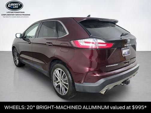 Burgundy Velvet Metallic Tinted Clearcoat 2024 Ford Edge Titanium
