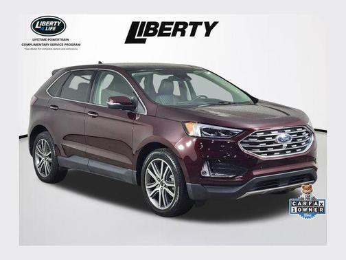 Burgundy Velvet Metallic Tinted Clearcoat 2024 Ford Edge Titanium