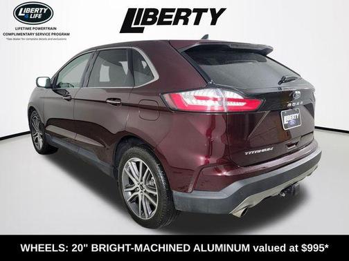 Burgundy Velvet Metallic Tinted Clearcoat 2024 Ford Edge Titanium