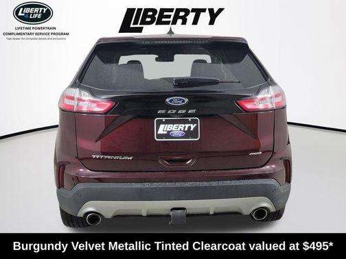 Burgundy Velvet Metallic Tinted Clearcoat 2024 Ford Edge Titanium