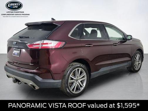 Burgundy Velvet Metallic Tinted Clearcoat 2024 Ford Edge Titanium