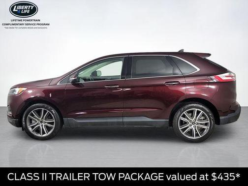 Burgundy Velvet Metallic Tinted Clearcoat 2024 Ford Edge Titanium