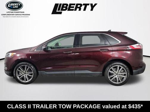 Burgundy Velvet Metallic Tinted Clearcoat 2024 Ford Edge Titanium