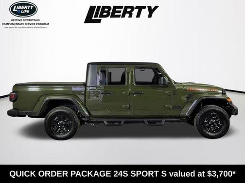 Sarge Green Clearcoat 2023 Jeep Gladiator Sport