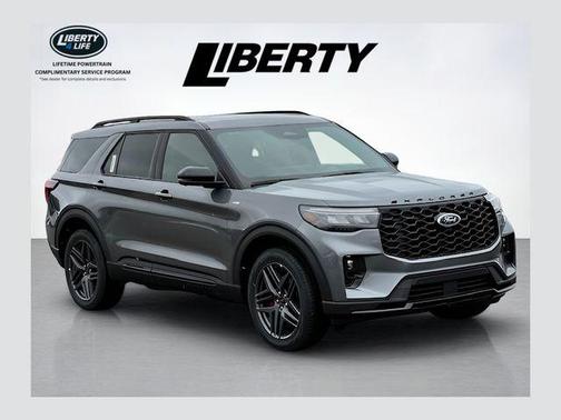 Gray Metallic 2026 Ford Explorer ST-Line