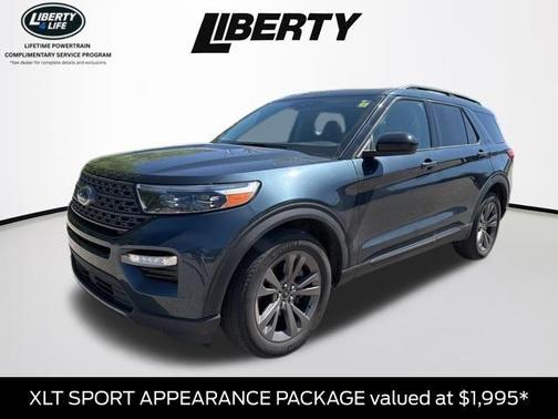 Stone Blue Metallic 2023 Ford Explorer XLT