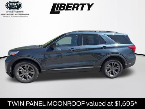Stone Blue Metallic 2023 Ford Explorer XLT