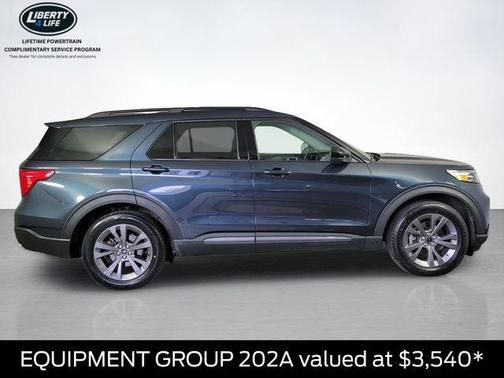 Stone Blue Metallic 2023 Ford Explorer XLT