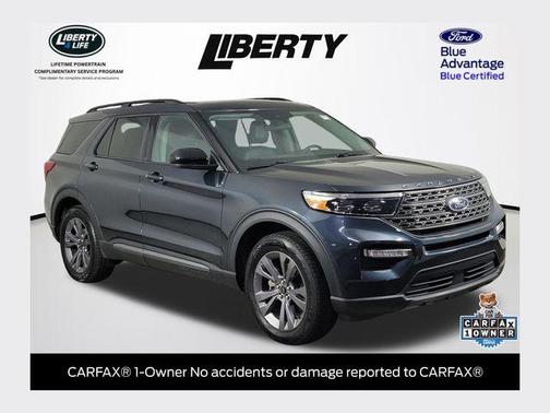 Stone Blue Metallic 2023 Ford Explorer XLT