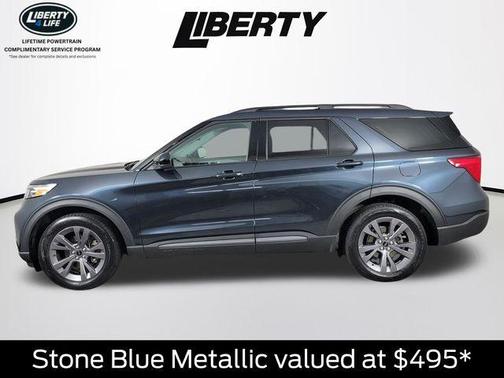 Stone Blue Metallic 2023 Ford Explorer XLT