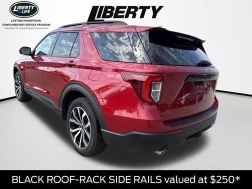 Rapid Red Metallic Tinted Clearcoat 2022 Ford Explorer ST-Line
