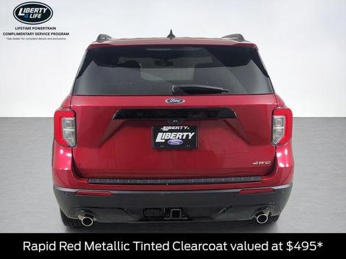 Rapid Red Metallic Tinted Clearcoat 2022 Ford Explorer ST-Line