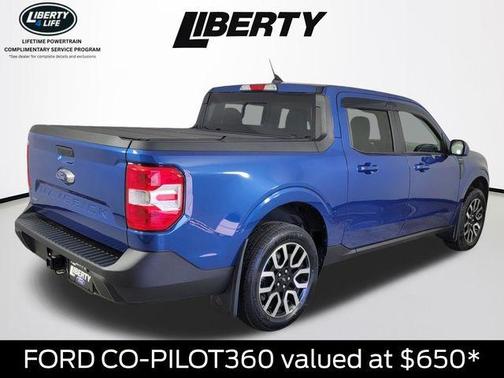 Alto Blue Metallic Tinted Clearcoat 2023 Ford Maverick Lariat