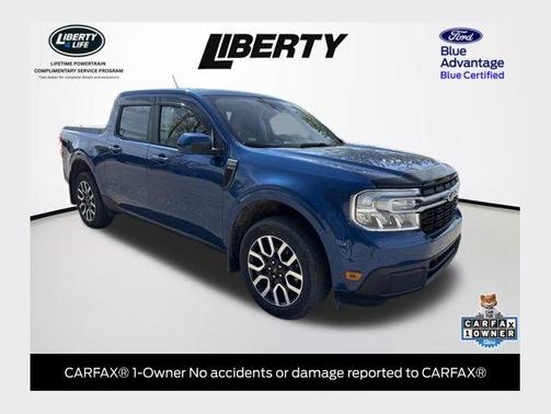 Alto Blue Metallic Tinted Clearcoat 2023 Ford Maverick Lariat