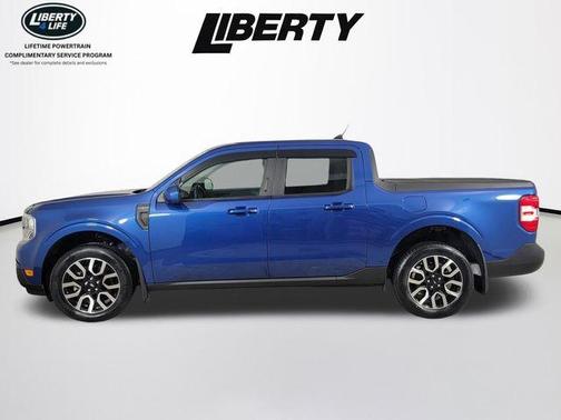 Alto Blue Metallic Tinted Clearcoat 2023 Ford Maverick Lariat