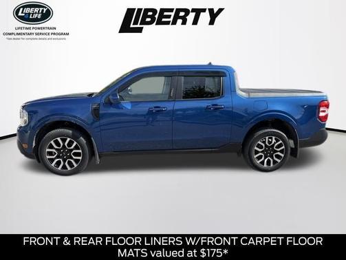 Alto Blue Metallic Tinted Clearcoat 2023 Ford Maverick Lariat