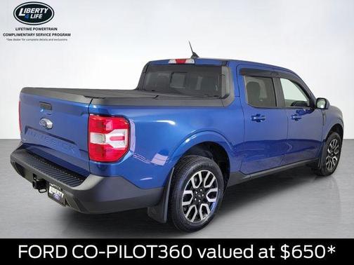 Alto Blue Metallic Tinted Clearcoat 2023 Ford Maverick Lariat