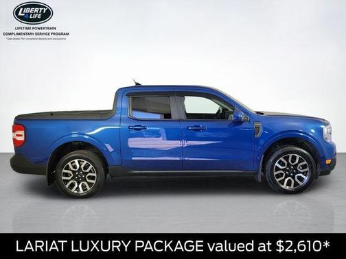 Alto Blue Metallic Tinted Clearcoat 2023 Ford Maverick Lariat