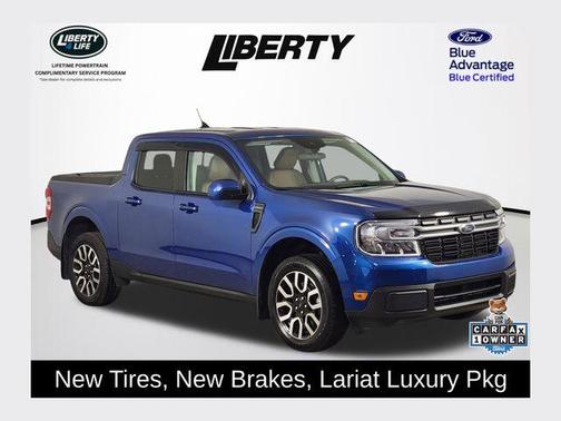 Alto Blue Metallic Tinted Clearcoat 2023 Ford Maverick Lariat