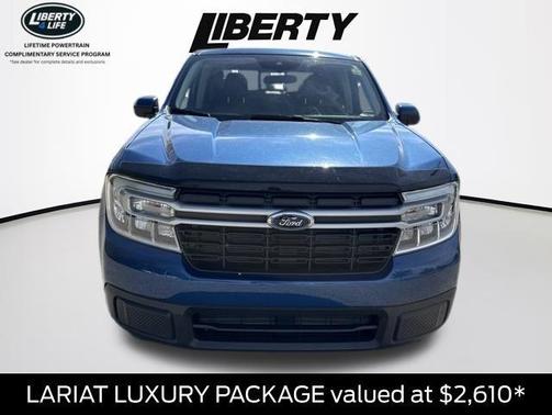Alto Blue Metallic Tinted Clearcoat 2023 Ford Maverick Lariat