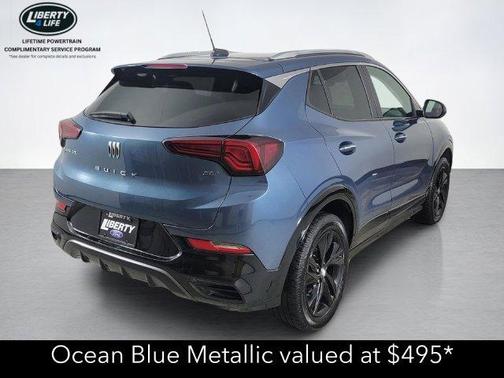 Ocean Blue Metallic 2024 Buick Encore GX Sport Touring