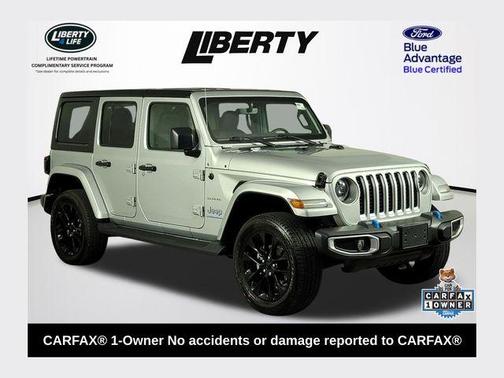 Silver Zynith Clearcoat 2023 Jeep Wrangler 4xe Sahara