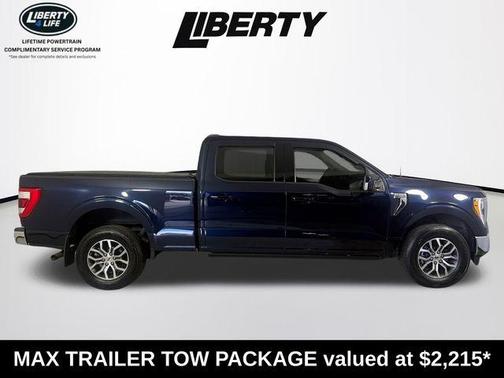 Atlas Blue Metallic 2022 Ford F-150 Lariat