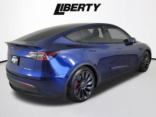 Deep Blue Metallic 2021 Tesla Model Y Performance