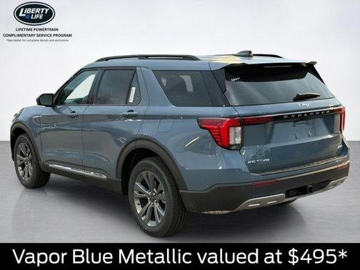 Vapor Blue 2026 Ford Explorer Active