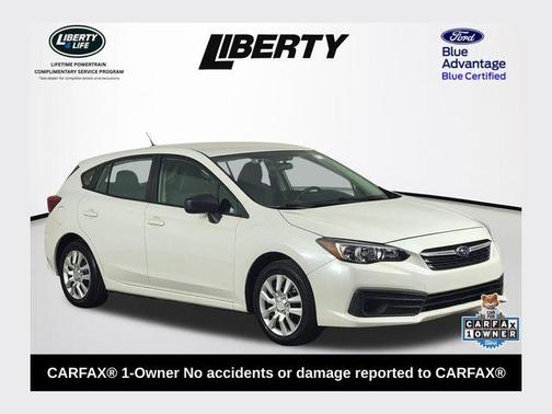 Crystal White Pearl 2022 Subaru Impreza Base